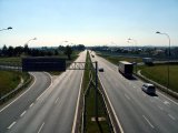 Widok z Węzła na DK 86 - kierunek Katowice